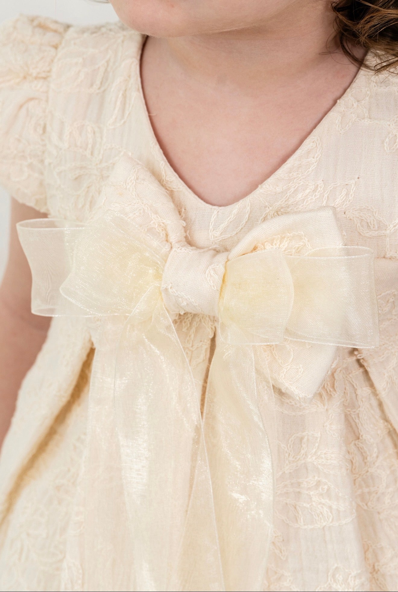 Robe đ avec Serre-tĂȘte (Rose/Blanc beige)