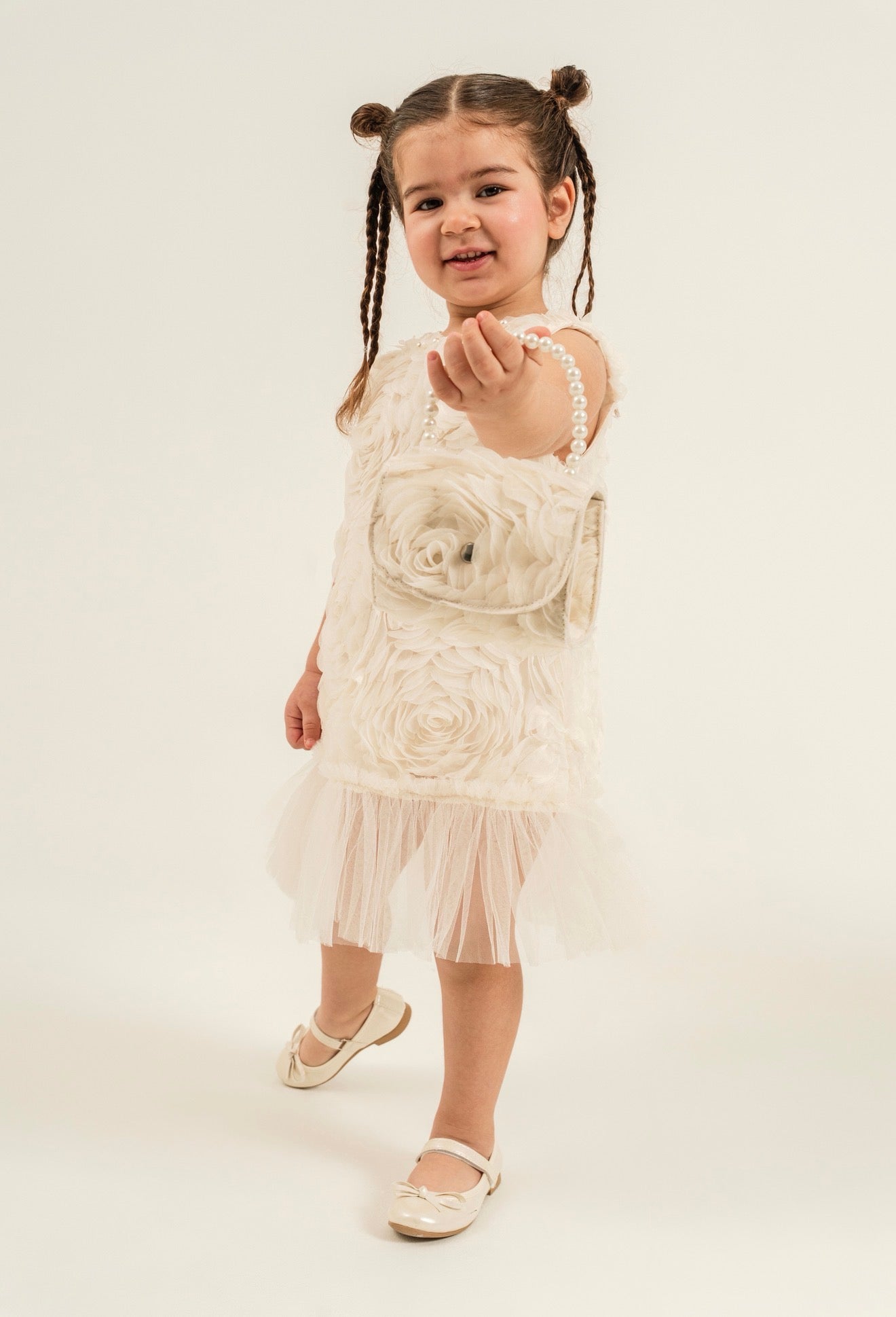 Robe La Rosa ( Blanc/Rose)