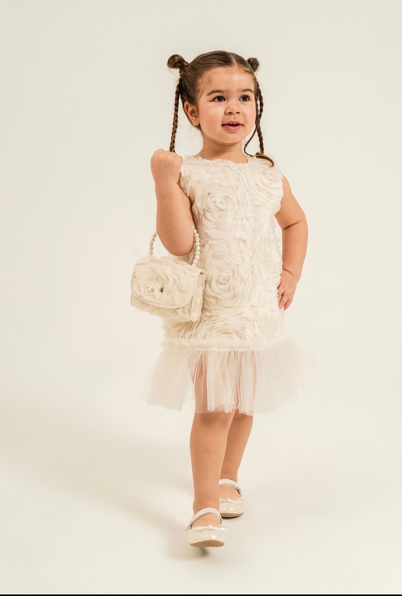 Robe La Rosa ( Blanc/Rose)