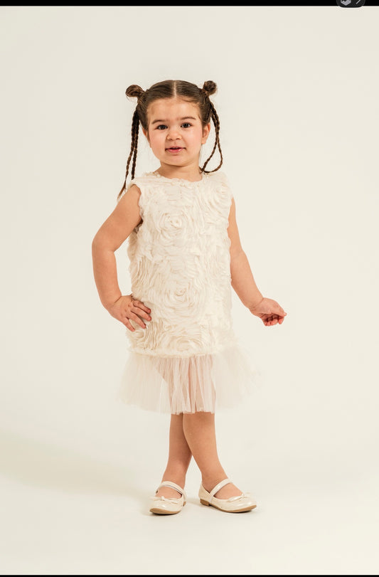Robe La Rosa ( Blanc/Rose)