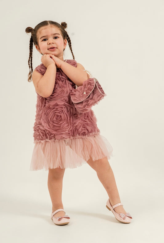 Robe La Rosa ( Blanc/Rose)