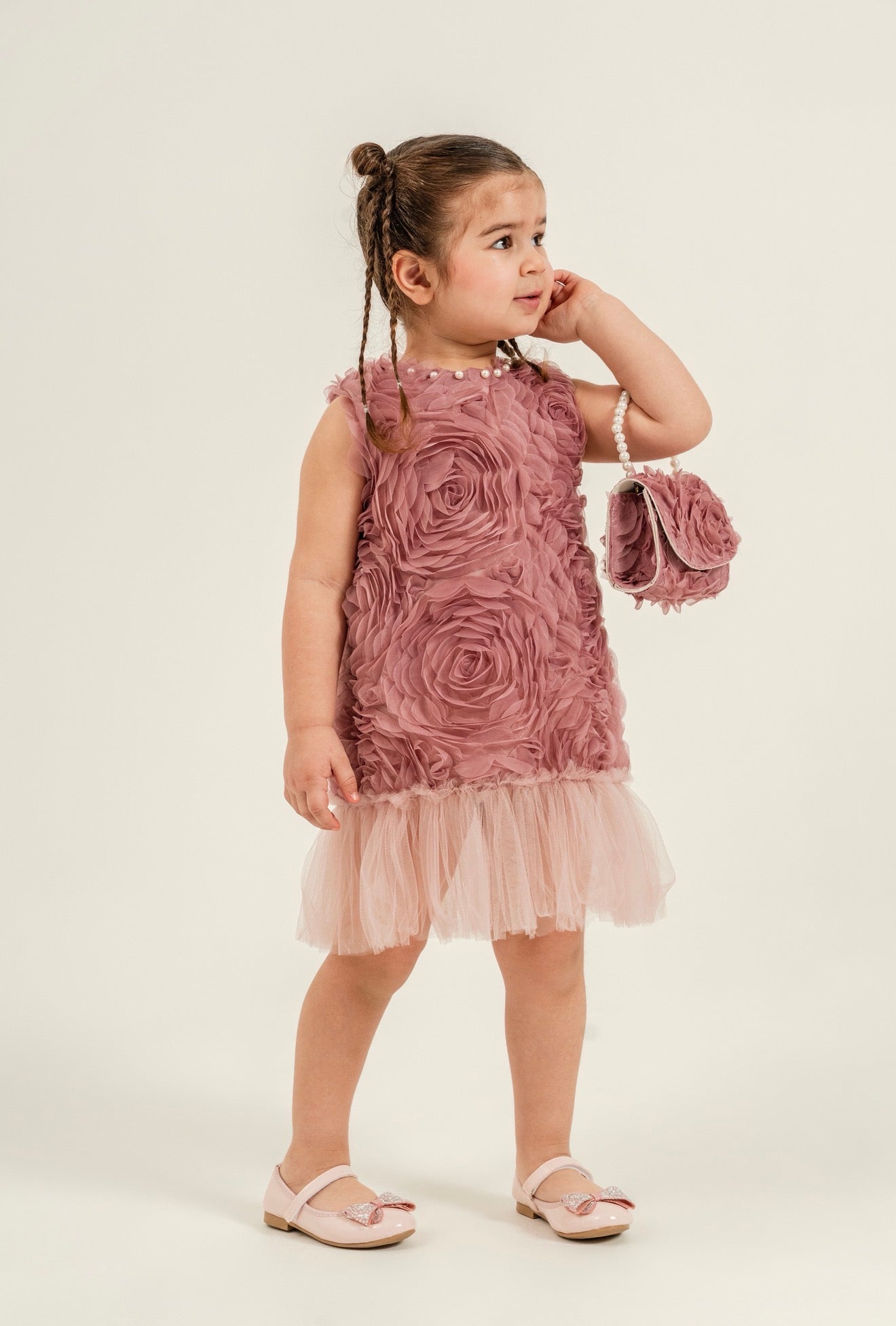 Robe La Rosa ( Blanc/Rose)